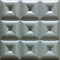 Pearl White 3d Wall Panel Size: 20-50 Inch