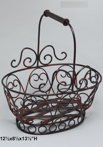 Iron and Steel Flower Vases