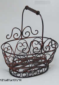 Iron and Steel Flower Vases