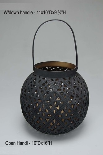 Iron and Steel Flower Vases