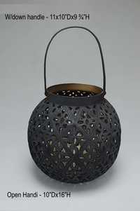 Iron and Steel Flower Vases