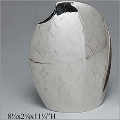 Iron and Steel Flower Vases