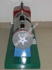 Locomotive Boiler Model - Metal, 1500x1000x80 Mm, Green & Silver Design | Complete With Whistle, Safety Valves, And Gauges