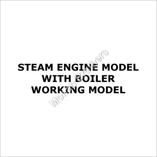 Steam Engine Model With Boiler - Working Model