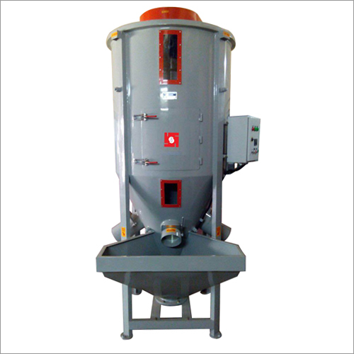 Vertical Dry Colour Mixer Machine - Steel and Aluminium, 1500x865x2100 mm, Silver Color | 200-500 Kg/day Capacity, Automatic Operation, Computerized Control, 10 hp Power