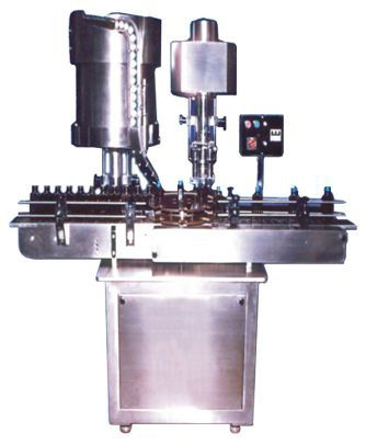 Ss Or Ms Standard Powder Coating Automatic Ropp Cap Sealing Machine / Screw Capping Machine