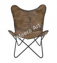 Butterfly Leather Chair Brown - Feature: Feature : Eco-friendly