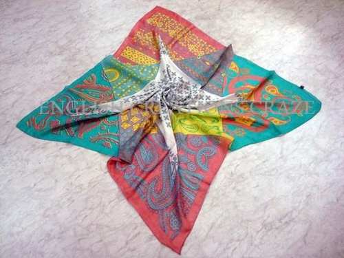 Pure Silk Printed Stoles Wholesaler