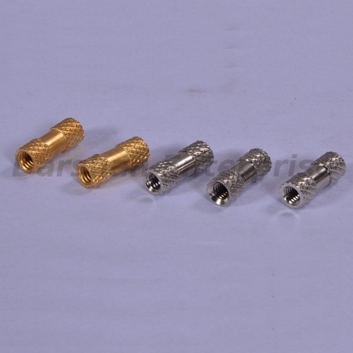 Brass Cross Knurling Insert
