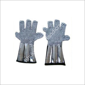 Chain Mail Gloves With Straps