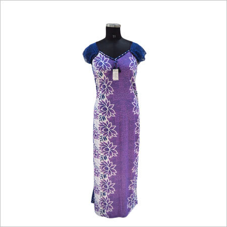 Satin Designer Ladies Maxi