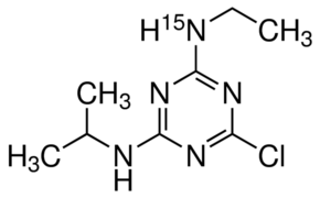 2-Chloro-4-ethylamino-15N-6-isopropylamino-1,3,5-triazine