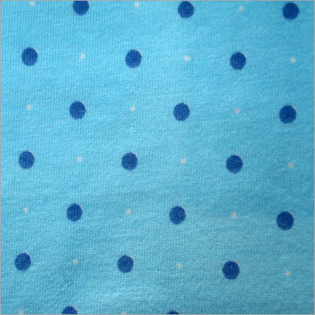 Washable Single Jersy Fabric In Dots