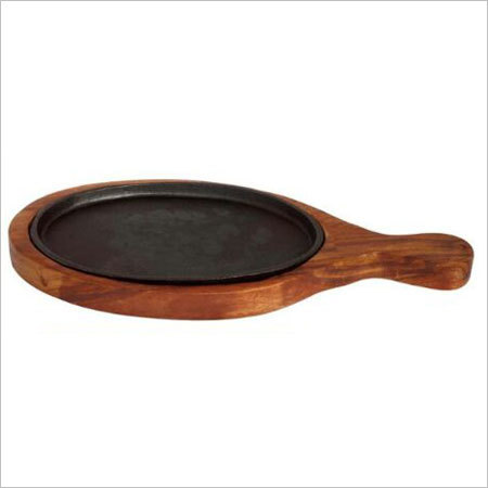 Wooden Indian Sizzler Plate