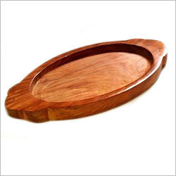 Wooden Oval Sizzler Plate
