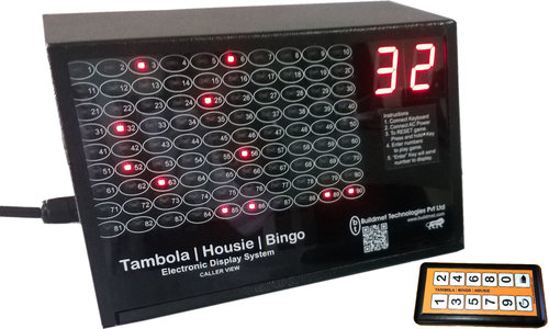 Tombola Electronic Display System Application: Tambola Housie Bingo Game