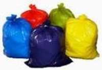 coloured garbage bags