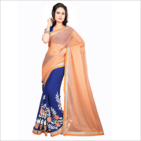 Designer Embroidered Georgette Sarees