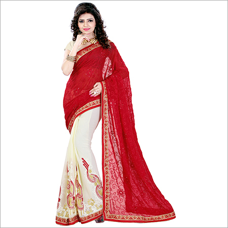 Designer Embroidered Saree