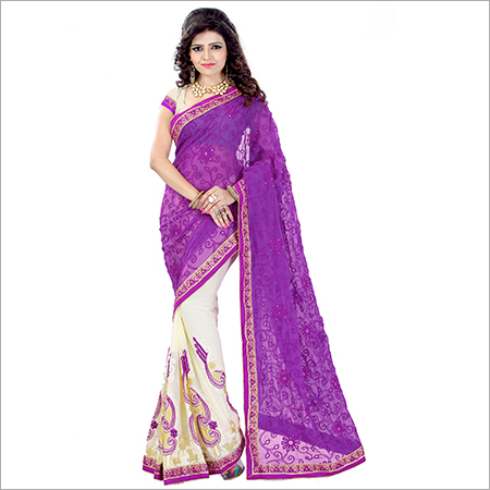 Designer Embroidered saree