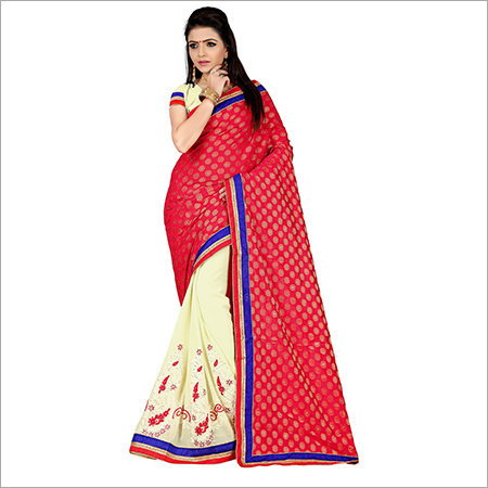 Designer printed saree
