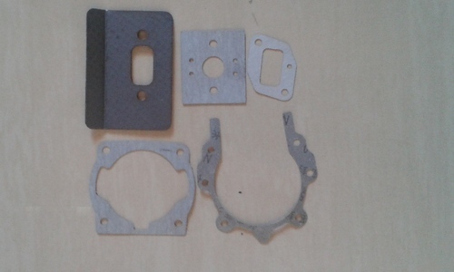 Engine Gasket - Rubber/Metal Multi-Piece Set Variable Dimensions 1-3 mm Thickness | Brush Cutter Fit Durability Easy Installation Engine Sealing Leak Prevention High Performance