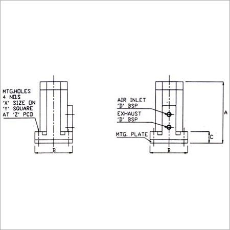 Pneumatic Vibrator Piston Cushioned - Material: Ss