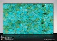 Natural Stone Amazonite Graphic Slab