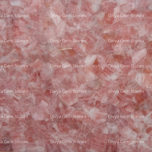 Natural Stone Rose Quartz Slab