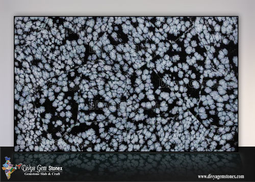 Snowflake Obsidian Slab At Price 8000 Inr Square Foot In