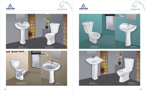 Shell Shaped Bathroom Suite
