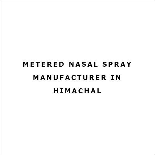 Metered Nasal Spray Manufacturer in Himachal