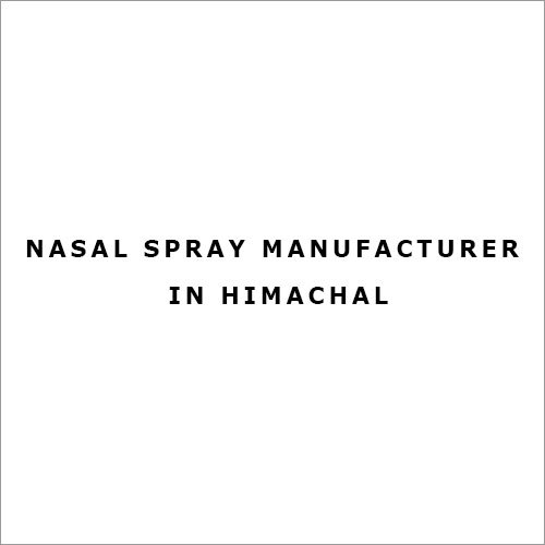 Nasal Spray Manufacturer in Himachal