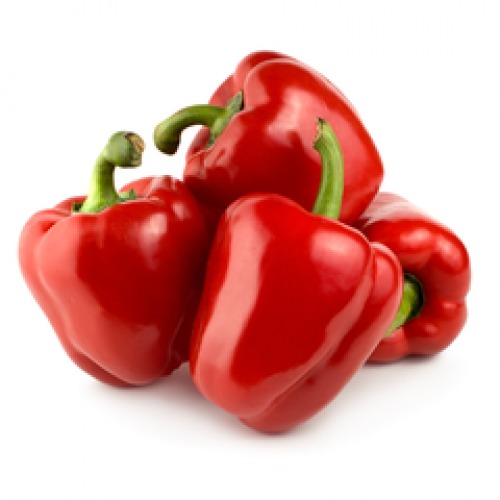 Red Capsicum Showing Seeds Red Capsicum Showing Seeds