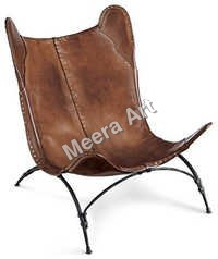 Brown Leather Beach Chair - Feature: Feature : Eco-friendly