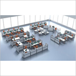 Aluminium Partition Workstation