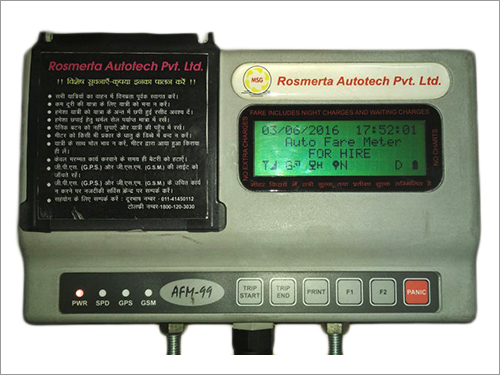 GPS Enabled Auto Fare Meter