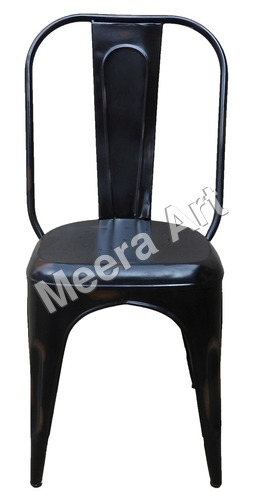 Iron Solid Black Outdoor Chair