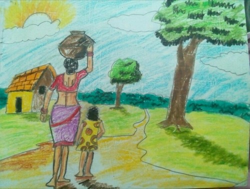 A Village Painting