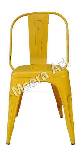 Yellow Iron Chair