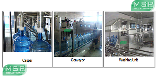 Automatic Jar Washing-Filling-Capping Machine (Linear Line)