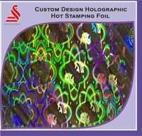 Holographic Custom Design Hot Stamping Foil Labels Stickers