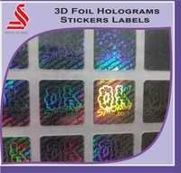 Custom 3D Foil Hologram Labels Stickers