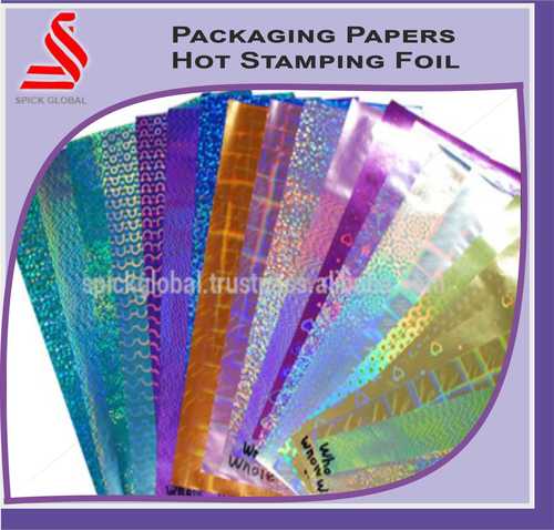 Hot Stamping Foil Packaging Foil Papers By SPICK GLOBAL