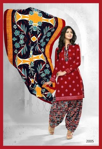 Meenaxi Cotton Printed Dress Material