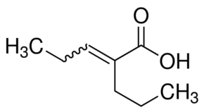 2-Propyl-2-pentenoic acid