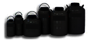 Bio 22 Refrigerators with internal canisters for the storage of straws or cryovials on canes.
