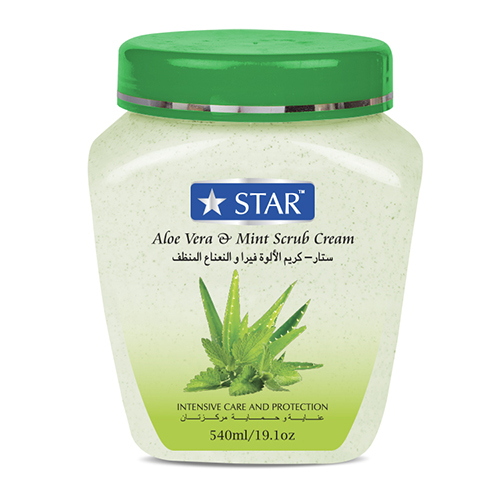 Aloe Vera and Mint Face and Body Scrub Cream Aloe Vera and Mint Face and Body Scrub Cream