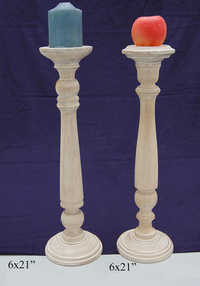 Wooden Candle Holders