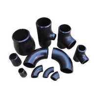 Carbon Steel Pipe Fittings - 1 To 6 Mm Thickness, Galvanized Surface Treatment - Black Round Shape, Astm Standard, Butt Fusion Connection